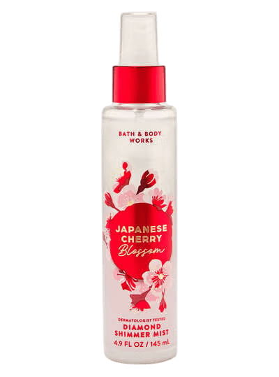 Парфюмированный шиммер-мист для тела с сиянием Bath & Body Works Japanese Cherry Blossom Diamond Shimmer Mist - 145 мл