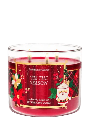 Ароматическая свеча с 3 фитилями Bath & Body Works 'Tis The Season 3-Wick Candle - 411 г