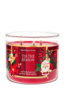 Ароматическая свеча с 3 фитилями Bath & Body Works 'Tis The Season 3-Wick Candle - 411 г