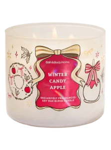 Ароматическая свеча с 3 фитилями Bath & Body Works Winter Candy Apple 3-Wick Candle - 411 г