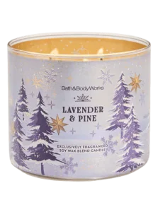 Ароматическая свеча с 3 фитилями Bath & Body Works Lavender & Pine 3-Wick Candle - 411 г