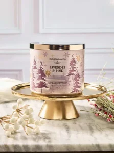 Ароматическая свеча с 3 фитилями Bath & Body Works Lavender & Pine 3-Wick Candle - 411 г