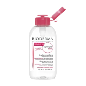 Мицеллярная вода для чувствительной кожи с помпой BIODERMA sensibio h2o 500ml