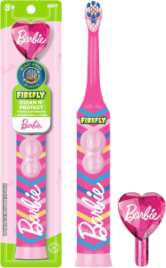 Детская электрическая зубная щётка с антибактериальным чехлом Firefly Clean N' Protect Barbie Electric Toothbrush