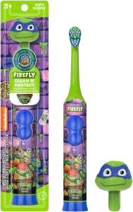 Детская электрическая зубная щётка с антибактериальным чехлом Firefly Clean N' Protect Teenage Mutant Ninja Turtles Electric Toothbrush
