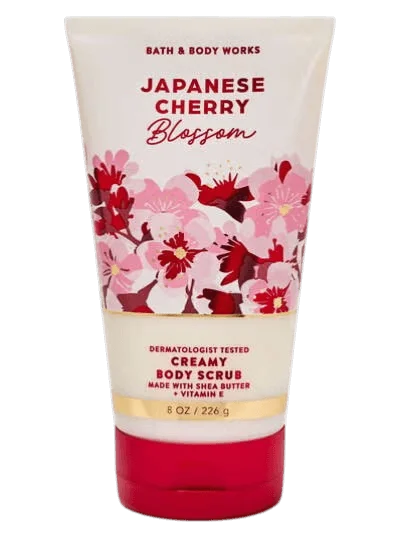 Кремовый скраб для тела Bath & Body Works - Japanese Cherry Blossom - 226 g