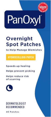 Ночные пластыри для лечения акне - PanOxyl PM Overnight Spot Patches - 40 шт