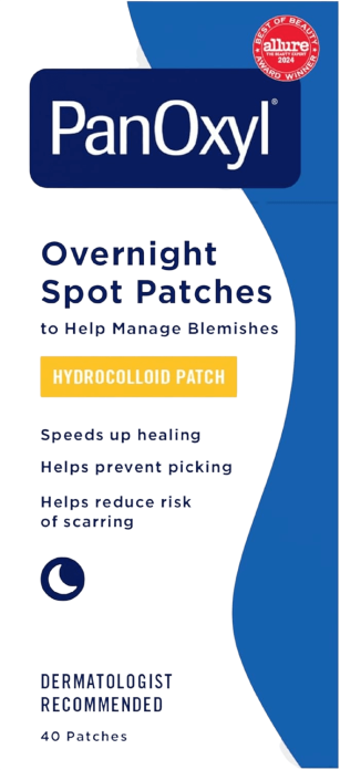 Ночные пластыри для лечения акне - PanOxyl PM Overnight Spot Patches - 40 шт