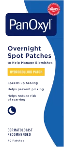Ночные пластыри для лечения акне - PanOxyl PM Overnight Spot Patches - 40 шт