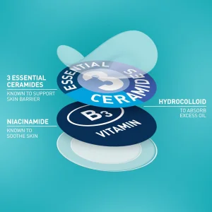 CeraVe - 22 dona teshiklardan ko'rinmas plastirlar (seramidlar va niatsinamid bilan)