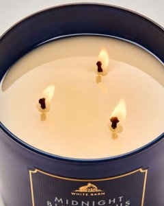 Ароматическая свеча с 3 фитилями Bath & Body Works White Barn Midnight Blue Citrus 3-Wick Candle - 411 г