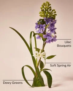 Ароматическая свеча с 3 фитилями Bath & Body Works Fresh Cut Lilacs 3-Wick Candle - 411 г