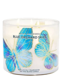 Ароматическая свеча с 3 фитилями Bath & Body Works Blue Orchard Skies 3-Wick Candle - 411 г