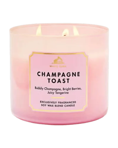Ароматическая свеча с 3 фитилями Bath & Body Works White Barn Champagne Toast 3-Wick Candle - 411 г