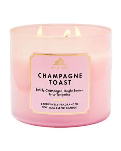 Ароматическая свеча с 3 фитилями Bath & Body Works White Barn Champagne Toast 3-Wick Candle - 411 г