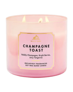 Ароматическая свеча с 3 фитилями Bath & Body Works White Barn Champagne Toast 3-Wick Candle - 411 г