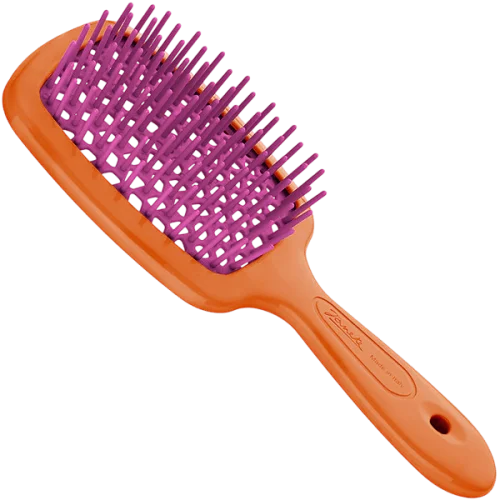 Расческа для волос Janeke Superbrush - оранжевая/фуксия