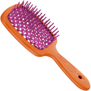 Расческа для волос Janeke Superbrush - оранжевая/фуксия