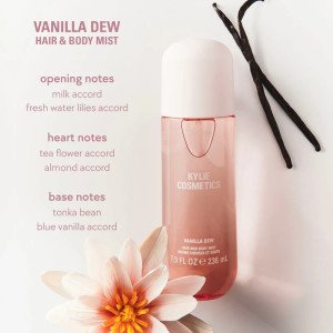 Спрей для тела и волос Kylie Cosmetics - Vanilla Dew Hair & Body Mist - 236 ml