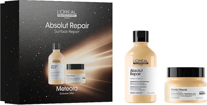 Подарочный набор для восстановления поврежденных волос L’Oréal Professionnel Serie Expert Absolut Repair Meteora