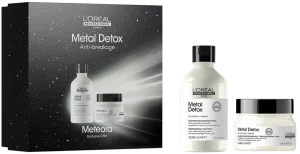 Подарочный набор для восстановления окрашенных волос L’Oréal Professionnel Serie Expert Metal Detox Spring Set