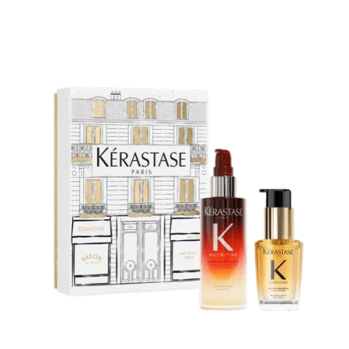 Kérastase Iconics Duo X-Mas Set — подарочный набор: ночная сыворотка 8H Magic Night Serum 90 мл + масло Elixir Ultime 30 мл