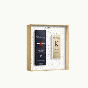 Kérastase Iconics Duo X-Mas Set — подарочный набор: ночная сыворотка 8H Magic Night Serum 90 мл + масло Elixir Ultime 30 мл
