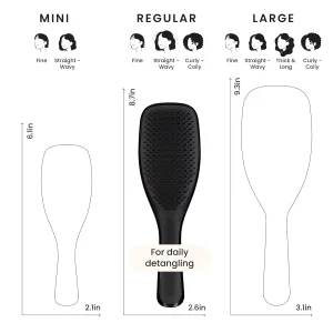Расческа для влажных и сухих волос Tangle Teezer The Ultimate Detangler Hair Brush - Liquorice Black