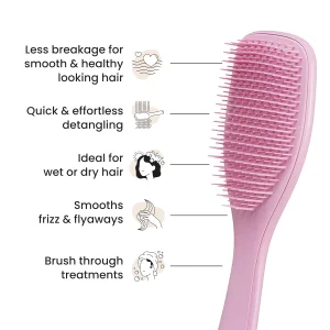 Расческа для влажных и сухих волос Tangle Teezer The Ultimate Detangler Hair Brush - Exclusive Rosebud