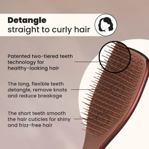 Расческа для влажных и сухих волос Tangle Teezer The Ultimate Detangler Hair Brush - Chocolate Bronze