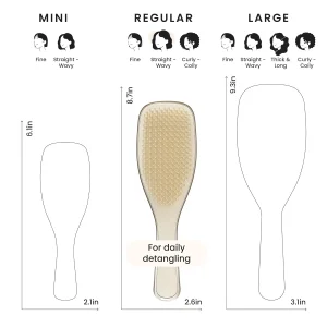 Tangle Teezer The Ultimate Detangler Hair Brush - Champagne Gold nam va quruq sochlar uchun taroq