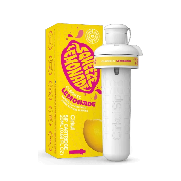 Картридж Cirkul со вкусом классического лимонада, без сахара и без калорий Squeeze Classic Lemonade