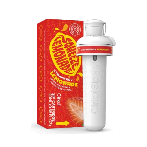 Картридж Cirkul со вкусом клубничного лимонада, без сахара и без калорий Squeeze Strawberry Lemonade