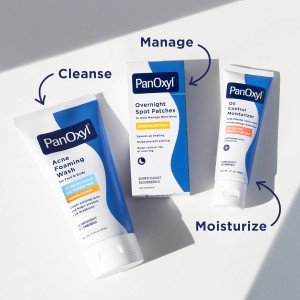 PanOxyl Acne Foaming Wash Benzoyl Peroxide 10% aknega qarshi yuz yuvish ko'pigi (10% benzoyl peroksid bilan)