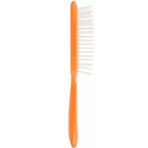 Расческа для волос Janeke Superbrush маленькая - оранжевая/белая
