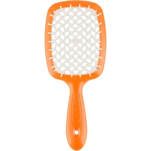 Расческа для волос Janeke Superbrush маленькая - оранжевая/белая