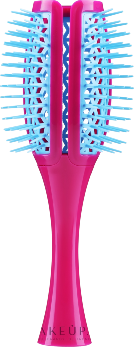 Расческа-брашинг для объема, фуксия/бирюзовая - Janeke Tulip Vented Brush Curvy