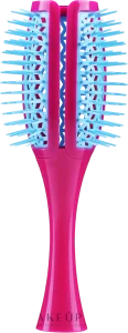 Расческа-брашинг для объема, фуксия/бирюзовая - Janeke Tulip Vented Brush Curvy