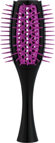 Расческа-брашинг для объема, черный/фуксия - Janeke Tulip Vented Brush Curvy