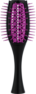 Расческа-брашинг для объема, черный/фуксия - Janeke Tulip Vented Brush Curvy