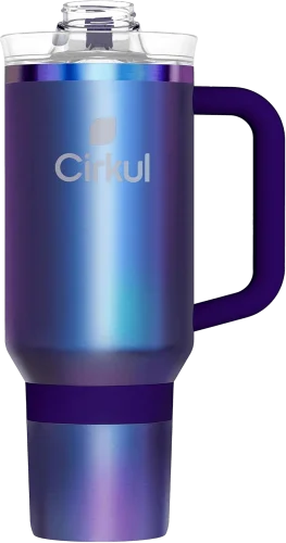 Термостакан с трубочкой и ручкой Cirkul Chameleon Stainless Steel Tumbler All-Day StrawSip™