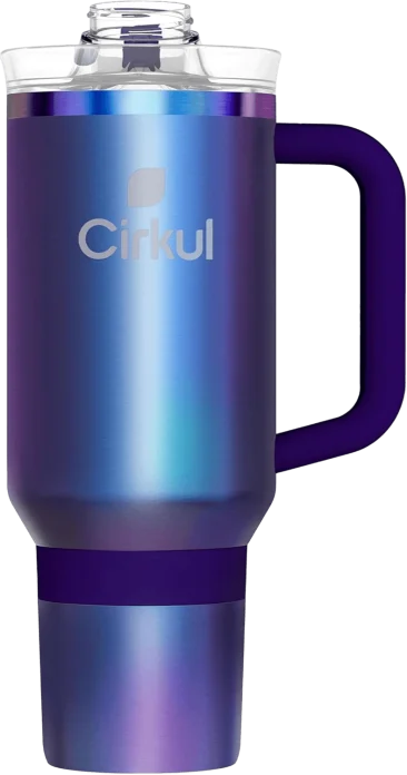 Термостакан с трубочкой и ручкой Cirkul Chameleon Stainless Steel Tumbler All-Day StrawSip™