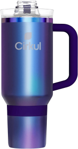 Термостакан с трубочкой и ручкой Cirkul Chameleon Stainless Steel Tumbler All-Day StrawSip™