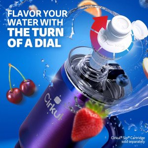 Термостакан с трубочкой и ручкой Cirkul Chameleon Stainless Steel Tumbler All-Day StrawSip™