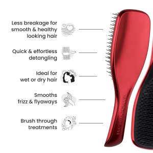 Расческа для влажных и сухих волос Devil Wears Prada X Tangle Teezer The Ultimate Detangler Hair Brush - Red Metallic