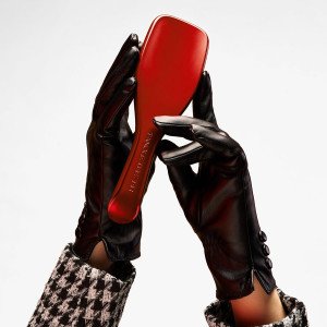 Расческа для влажных и сухих волос Devil Wears Prada X Tangle Teezer The Ultimate Detangler Hair Brush - Red Metallic