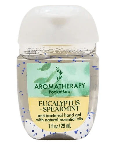 Bath & Body Works PocketBac Aromatherapy Eucalyptus Spearmint antibakterial qo'l geli