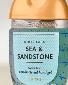 Антибактериальный гель для рук Bath & Body Works PocketBac White Barn Sea & Sandstone