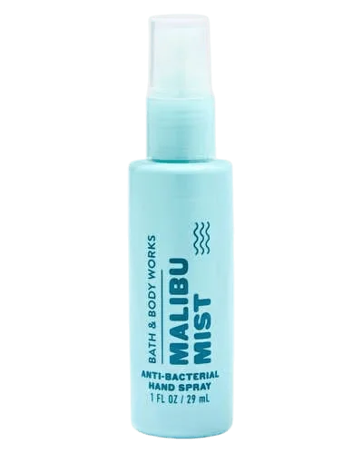 Bath & Body Works Malibu Mist qo'l uchun antibakterial sprey