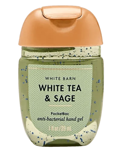 Антибактериальный гель для рук Bath & Body Works PocketBac White Barn White Tea & Sage